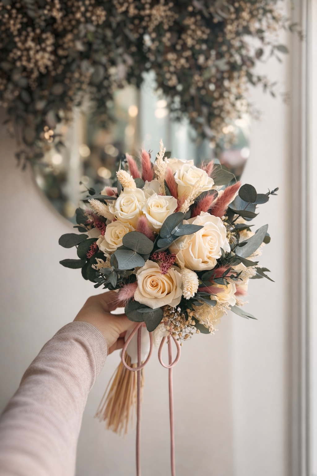 Decoración de Bodas. Ramos de novia preservados en Zaragoza.
